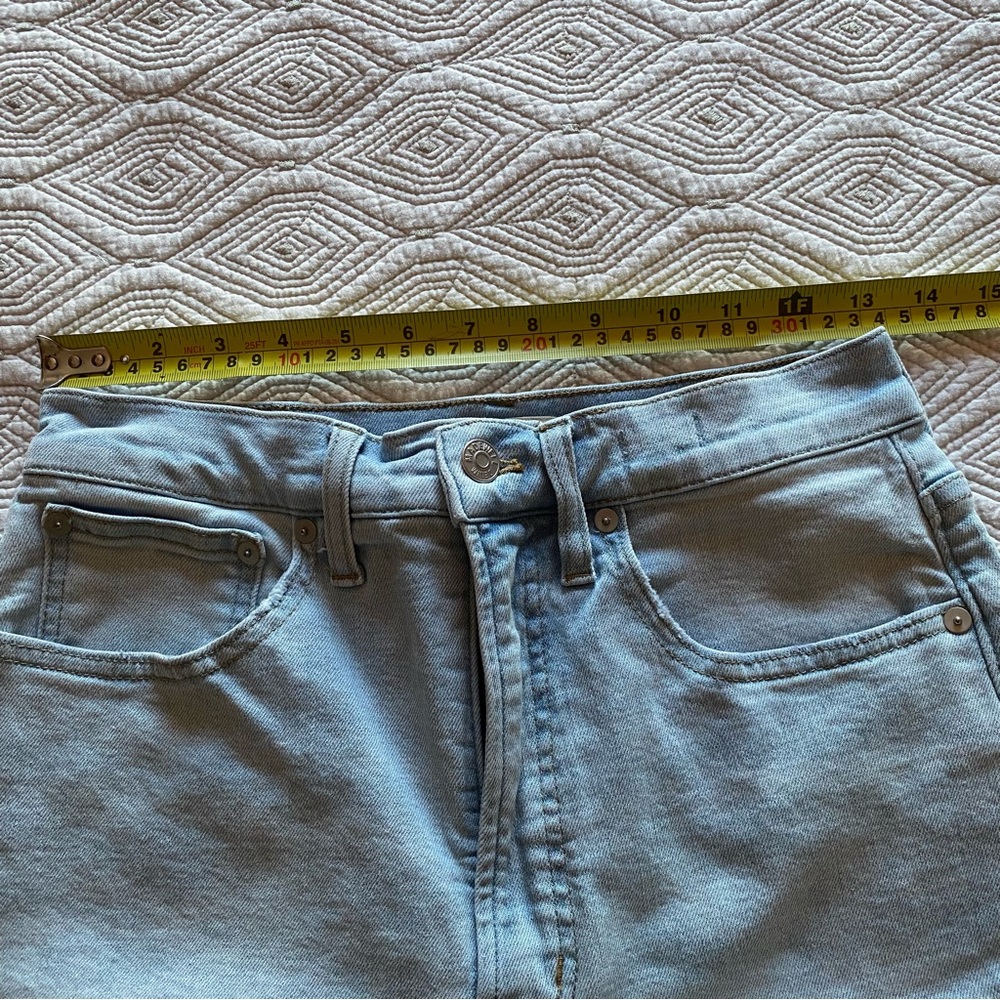 Madewell The Perfect Vintage Straight Jean in Mosedale Wash Women’s Size 28 - Picture 9 of 16